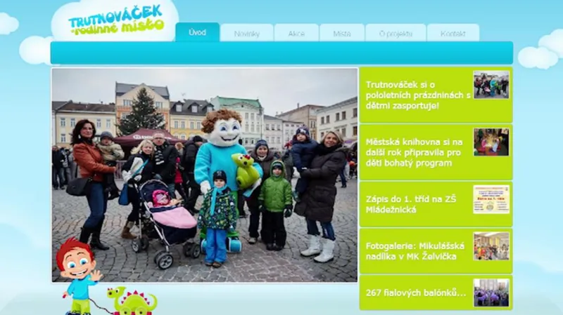 Webový projekt Trutnováček