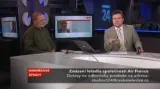 Jiří Slavíček a Martin Velek ve Studiu ČT24