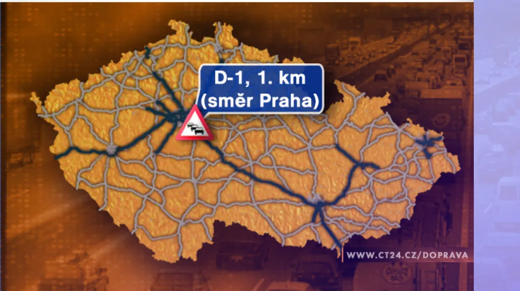 Dopravní situace v pondělí 25. 8. 2008