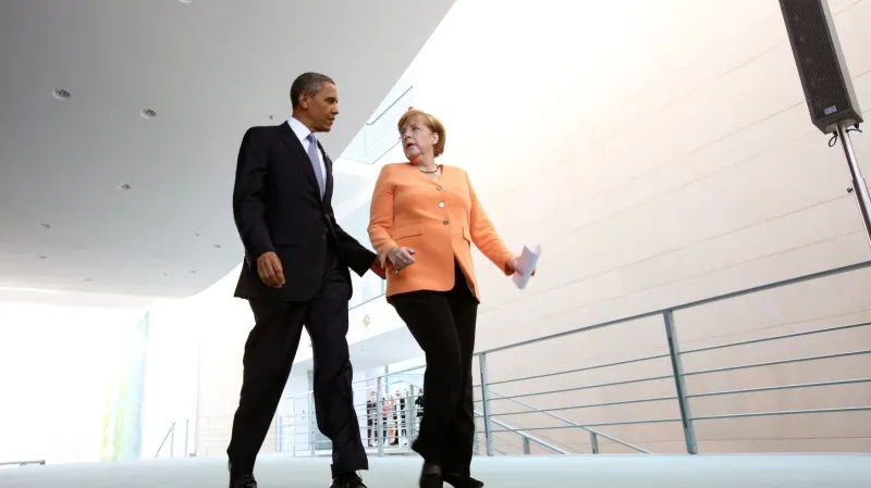 Barack Obama a Angela Merkelová