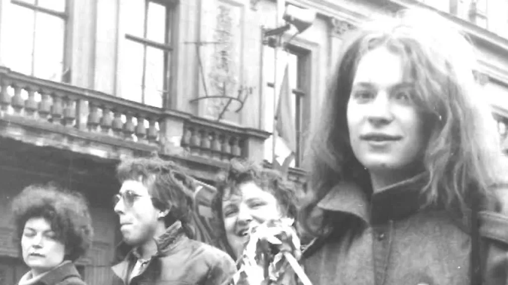 Simona Hradílková na dobové fotografii