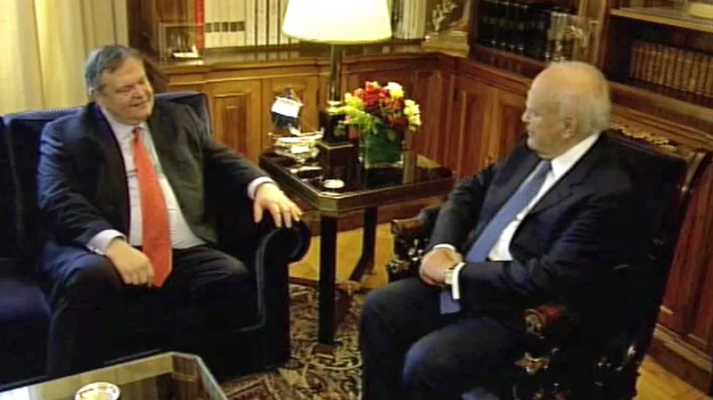 Evangelos Venizelos a Karolos Papoulias