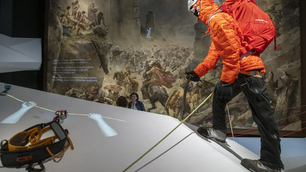 Expozice Horolezectví v Muzeu Českého ráje