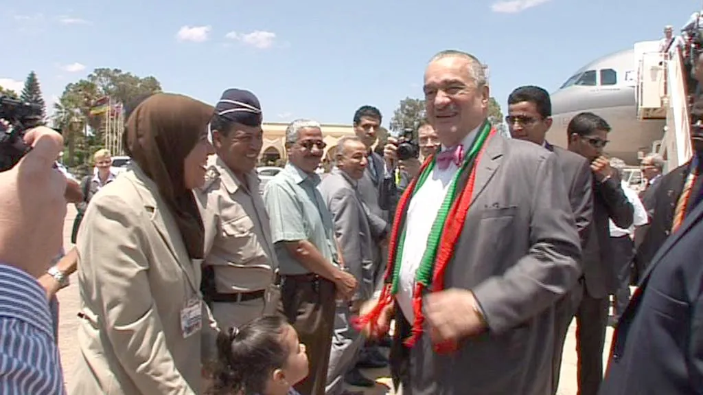 Karel Schwarzenberg v Libyi
