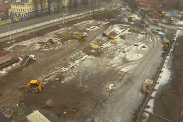 Stavba pardubického přednádraží má zpoždění. Město se bojí, že přijde o dotace