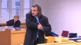 Polslanec Otto Chaloupka před soudem