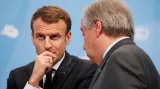 Francouzský prezident Macron v rozhovoru s generálním tajemníkem OSN Guteressem