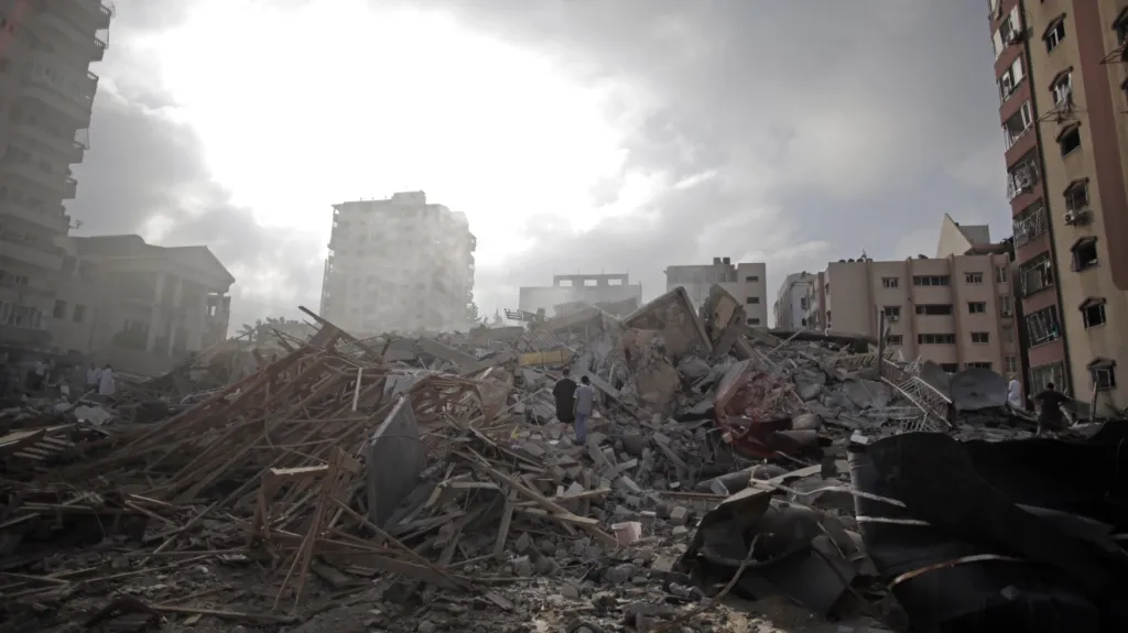 Gaza těžce poškozená boji