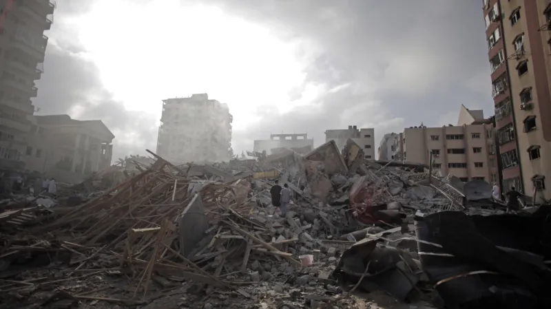 Gaza těžce poškozená boji