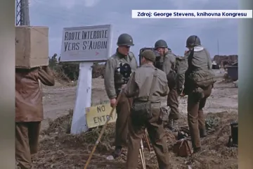 Vylodění Spojenců v barvě. Unikátní dokument ukazuje porážku nacismu