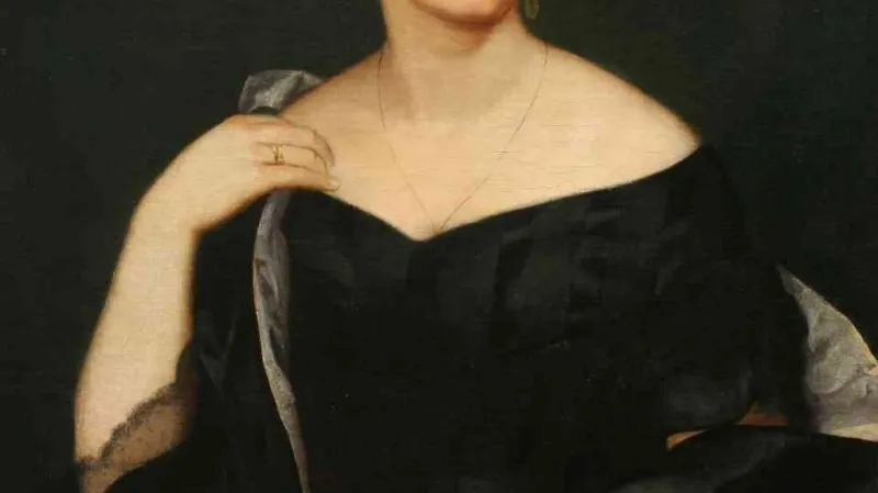 Josef Hellich / portrét Boženy Němcové, 1845