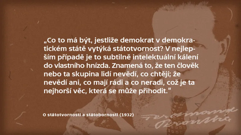 Citáty Ferdinanda Peroutky