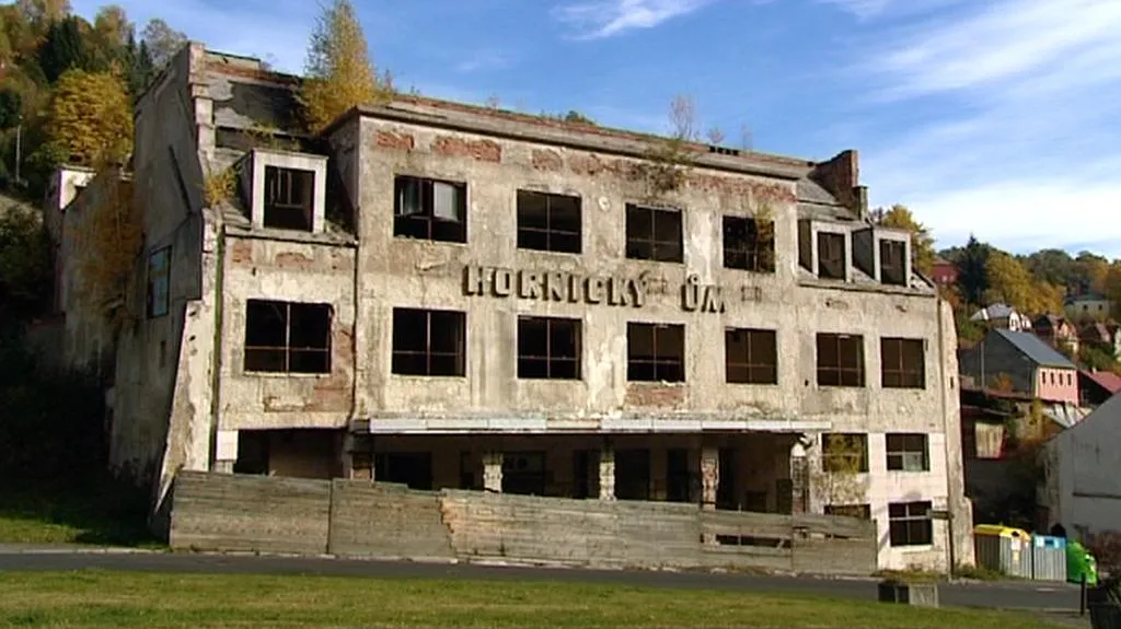 Ruina Hornického domu v Jáchymově
