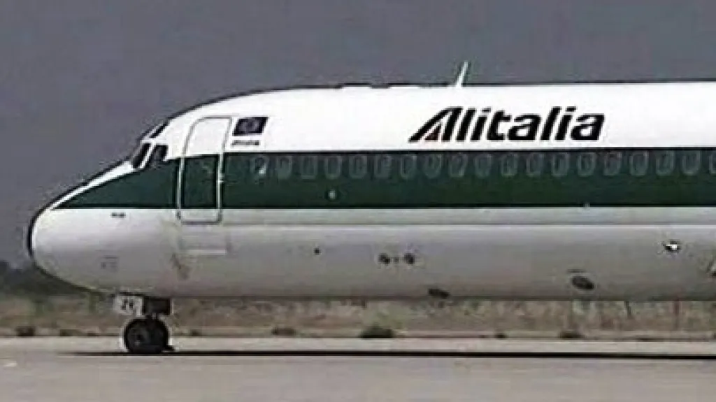 Letadlo společnosti Alitalia
