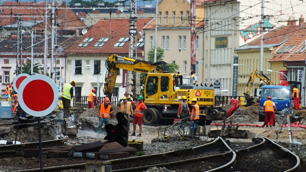 Rekonstrukce viaduktu na Křenové