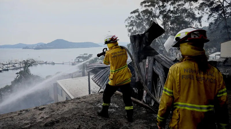 Požár australské buše