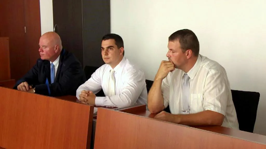 Vítězslav Novák a Pavel Herink u soudu