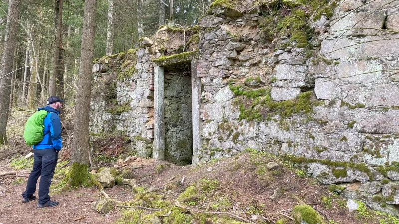 Pozůstatky obce Zahájí na Tachovsku