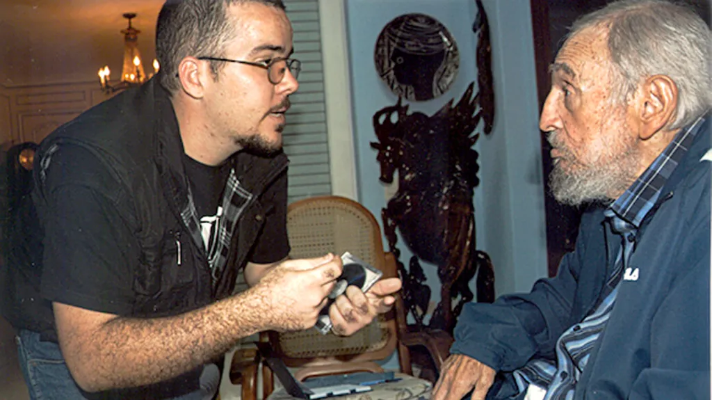 Fidel Castro s Randym Perdomou Garcíou
