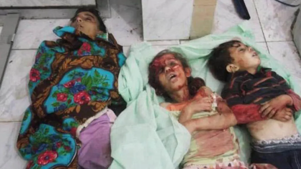 Oběti masakru v Hamá