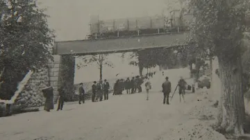 Historické foto mostu