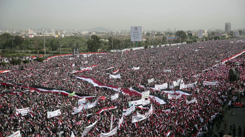 Masivní demonstrace v Jemenu