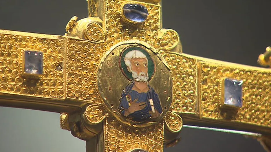 Závišův kříž (detail)