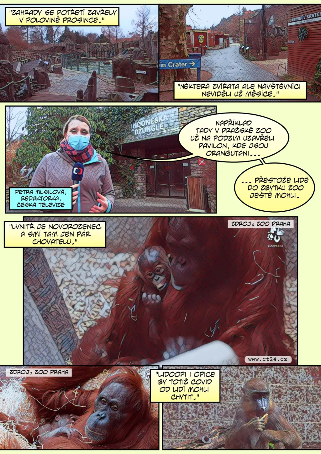 Zoologickým zahradám pomáhají dárci