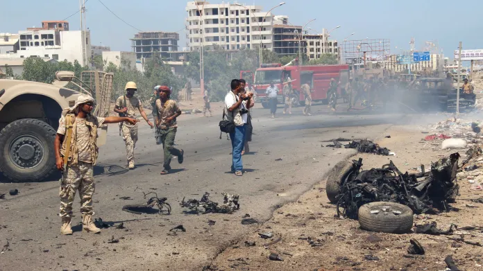 Bombový útok v Jemenu