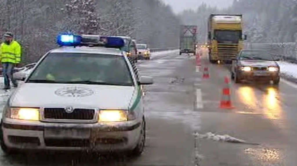 Policie na dálnici