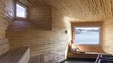 Raumlabor: sauna v bývalém doku v Göteborgu (Švédsko)