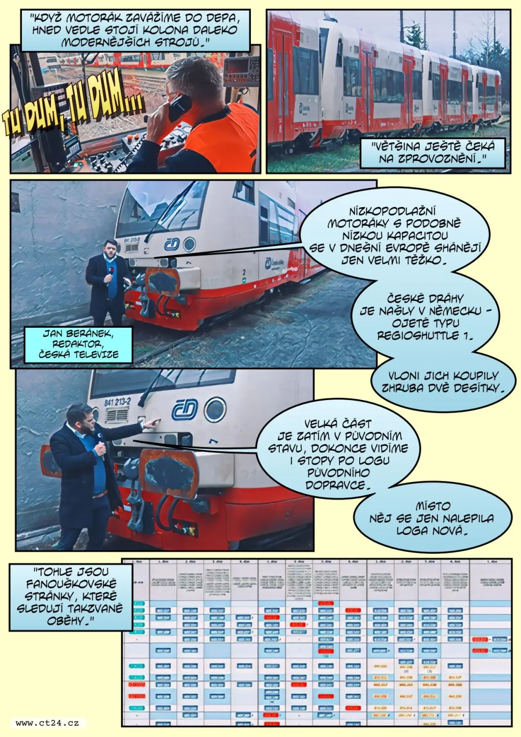 Staré motorové vlaky jdou do důchodu