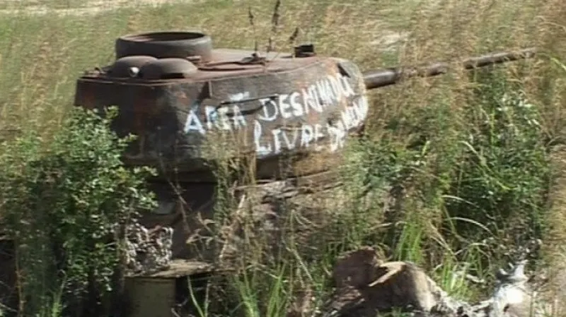 Angola, záběry z dokumentu ČT Zajati v Angole