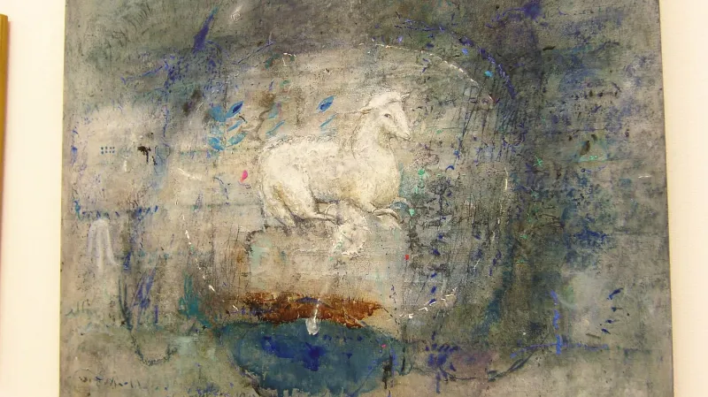 Z výstavy Boženy Rossí v Boskovicích