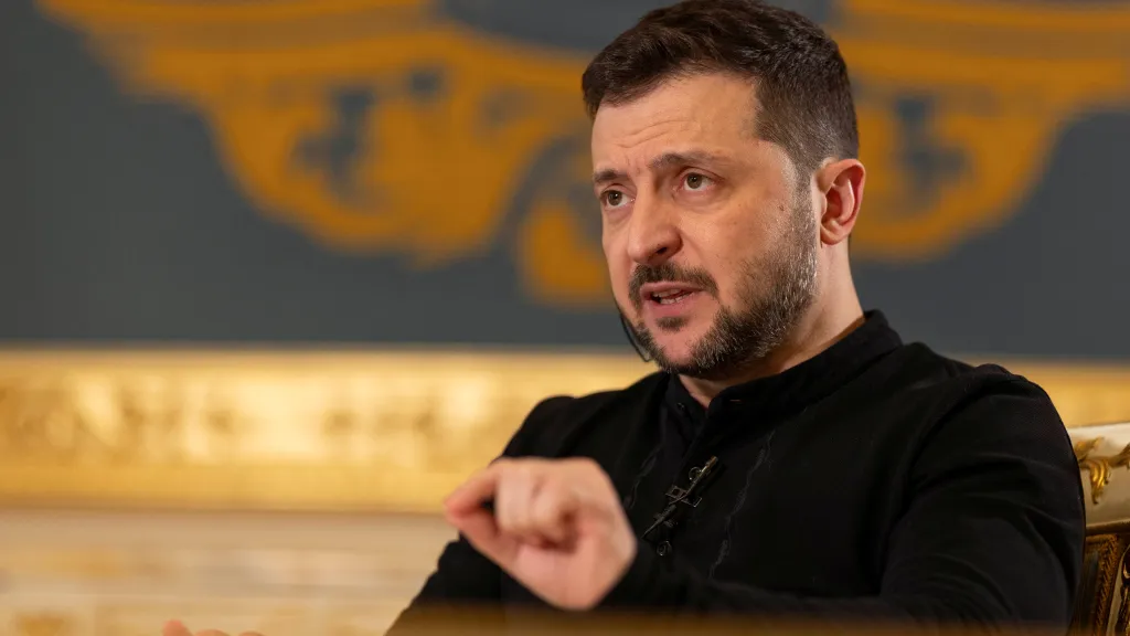 Ukrajinský prezident Volodymyr Zelenskyj