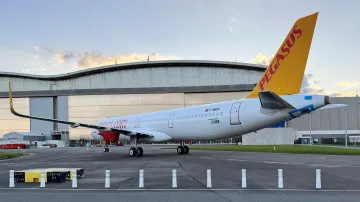 Letadlo vyrobené pro společnost Pegasus Airlines