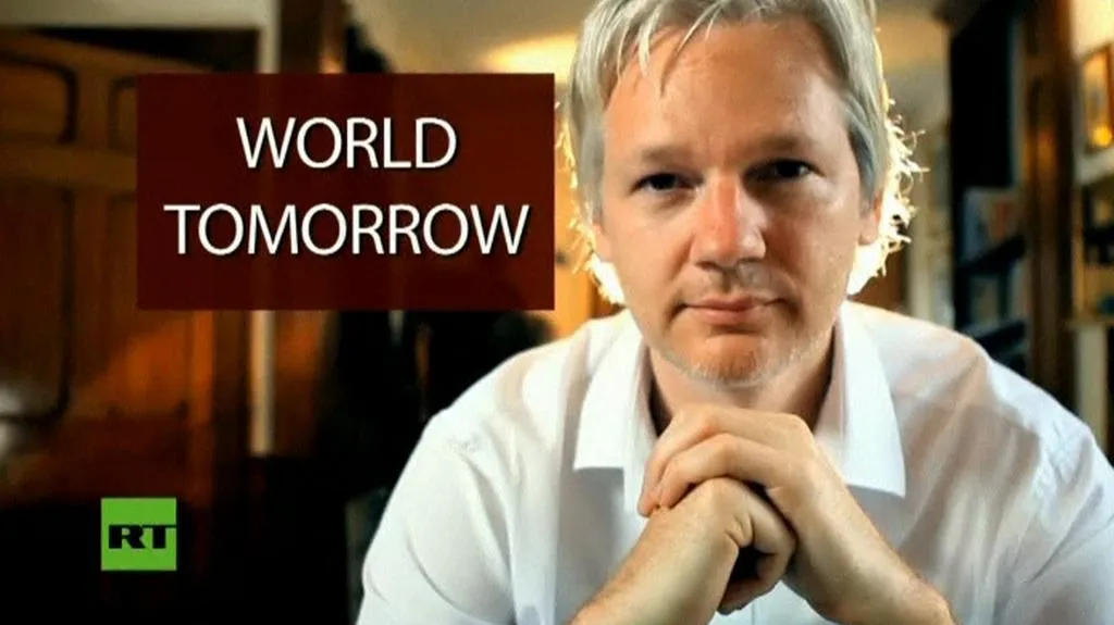 Julian Assange ve své vlastní talk-show