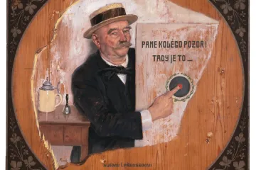 „Pane kolego, pozor! Tady je to.“ Ostrostřelci z Kroměříže se trefovali do výjevů z města i mytologie