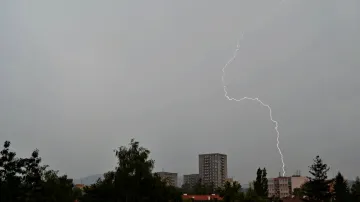 Bouřka ve Frýdku-Místku