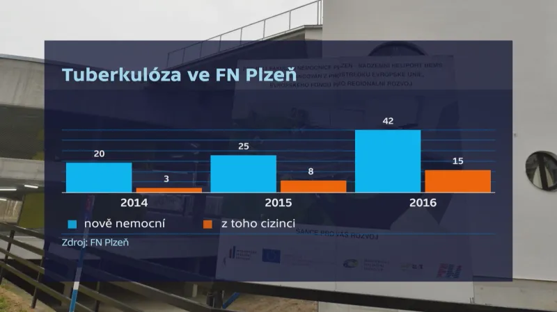 Výskyt tuberkulózy v Plzni