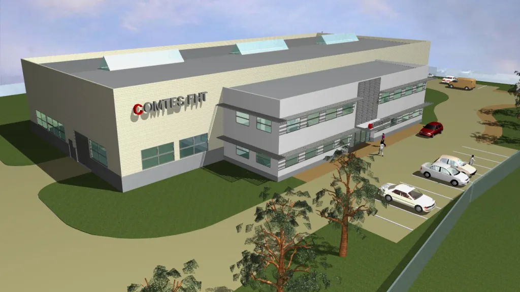 Vizualizace výzkumného centra v Dobřanech