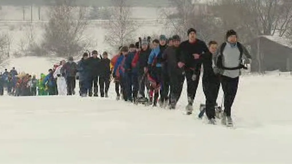 Účastníci závodu Zlatý nuget na trati