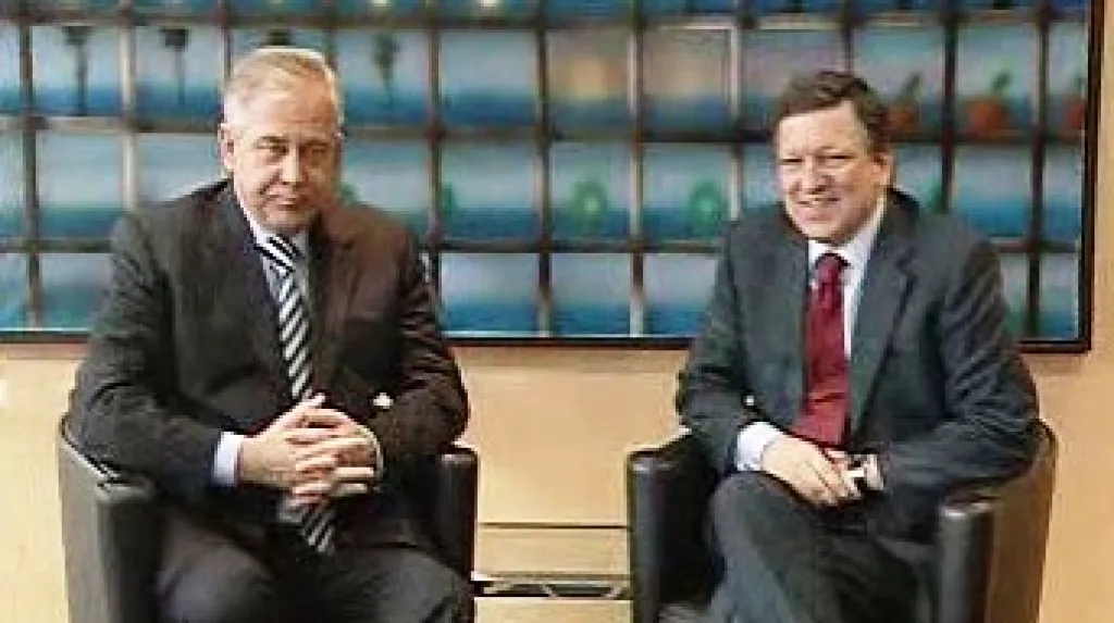 Ivo Sanader a José Manuel Barroso