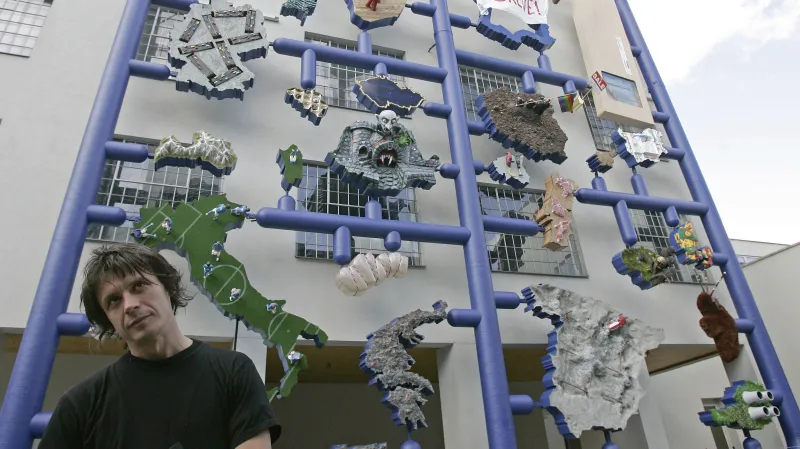 David Černý před Entropou