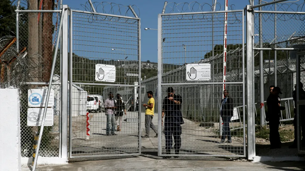Řecký uprchlický tábor Moria