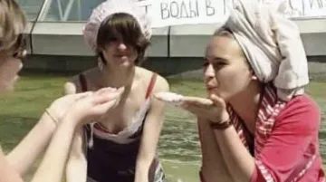 Protest proti odstávkám teplé vody v Kyjevě