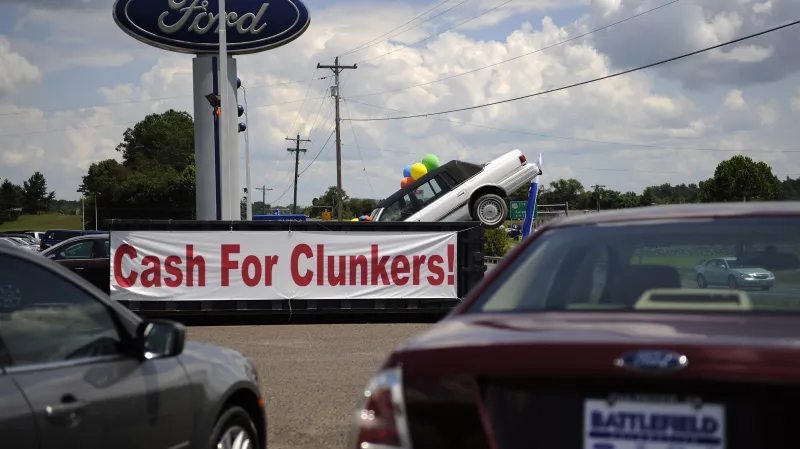 Srpen 2009. Šrotovné v USA. V Česku nakonec zavedeno nebylo