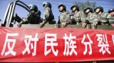 Čínské bezpečnostní jednotky v Urumči