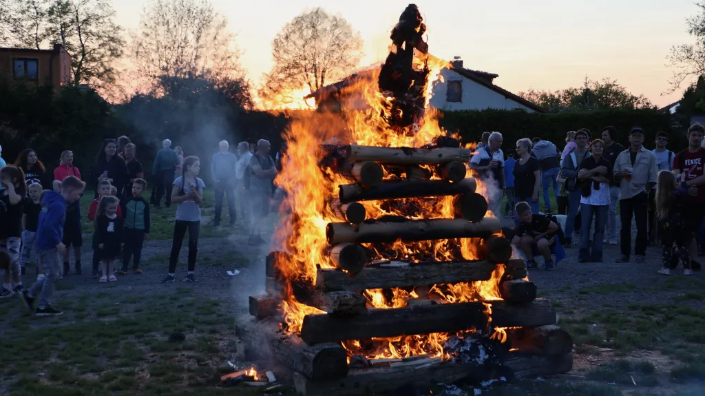 Loňské pálení čarodějnic na Českobudějovicku