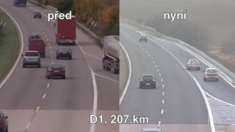 Upravené nájezdy před a po opravě